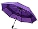 Fidus Compact Windproof Vented Automatic Travel Umbrella With Double Canopy - Large Lightweight Folding Car Golf Umbrella for Women Men Kids-purple