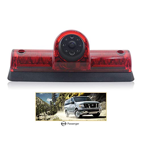 Night Vision Third Car Roof Mounting Reversing Brake Light Camera Car Rear View Camera for Nissan NV Passenger Cargo Van(2009-2019) - Thumbnail 5