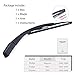 OTUAYAUTO Rear Wiper Arm Blade Set - Replacement for Chrysler 300C 2005-2009, Dodge Magnum 2005-2008, Nitro 2007-2009 OEM 5140654AA for Back Windshield