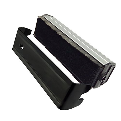 Vinyl Record Cleaner|Anti Static Carbon fiber & Velvet turntable cleaning brush|2in1 Portable use to keep your vinyl collections like NEW.