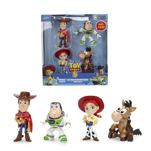 Jada Toy Story 5 Metalfigs 2.5” Figures – Woody, Multibuzz, Jessie, Bullseye –…