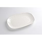 Pampa Bay Shatterproof Melamine Medium Serving Platter, 14 x 9 Inch, Food, Freezer, Dishwasher Safe, White