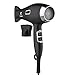 Ionic Hair Dryer with FREE Ceramic Blowdrying Brush | Anti-Frizz blow dryer with Extra-Fast 1875W Motor and Concentrator Nozzle | Professional Hairdryer for Men and Women