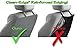 TIKE SMART Luxury Clean-Edge Kick Mat - Seat Back Protector and Seat Cover with Invisible Strap and Stiff Edging (1 Mat)
