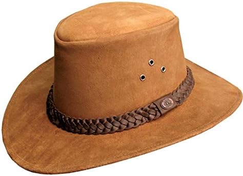 Kakadu Leather Hat Geelong, Suede Leather