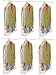 LUXEHOME Reusable Folding Clear Vinyl Shoulder Cover Garment Bags for Suits, Cloth, Protects Storage Home Decor, Set of 12