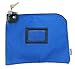 Locking Bank Bag Canvas Keyed Security (Royal Blue)