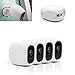 Sully Silicone Skins Compatible with Arlo Pro (4 pcs White) - for Arlo Pro and Pro 2 Pro2 Wireless Free Camera Protective Case - Arlo Pro Smart Security Accessories VMA4200B - Perfect Fitting