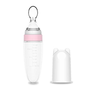 silicone baby food dispensing spoon