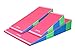 Tumbl Trak Folding Incline Cheese Mat, Bright Pastel, 30 in x 68 in x 16 in