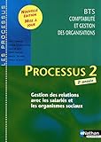 Processus 2 Gestion des relations avec les salariÃ©s et les organismes sociaux BTS CGO 2e annÃ©e by 