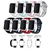 Muzzai Sport Band Compatible for Apple Watch Band 40mm 44mm 38mm 42mm,Soft Silicone Strap Replacement Band Compatible for iWatch Series 4,Series 3,Series 2,Series 1,Women Man