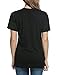 Oyanus Women's Casual Basic V Neck Short & Long Sleeve T Shirt Women Loose Solid Comfy Tee Shirt from S to Plus Size