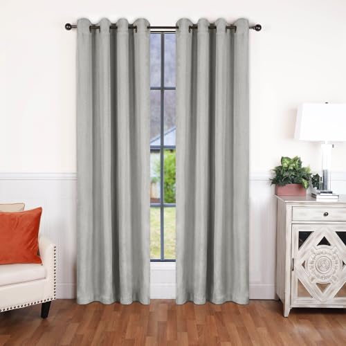 Superior Semi Blackout Curtains - Classic Linen Design - 52" x 96" - Grommet He…
