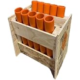 10 Shot Mortar Rack Fan with HDPE Tubes