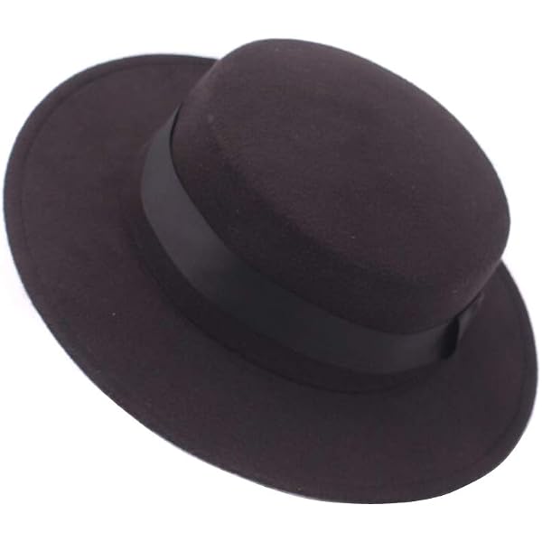 Women Wool Floppy Hat Vintage Wide Brim Felt Cap Fashion Bow  display picture 2
