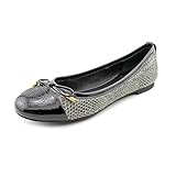 Tory Burch Verbena Smoke Roccia/Black Tribal Snake Ballet Flats