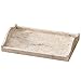 Creative Home 74724 Champagne Marble Large Arch Tray Beige, 12.5