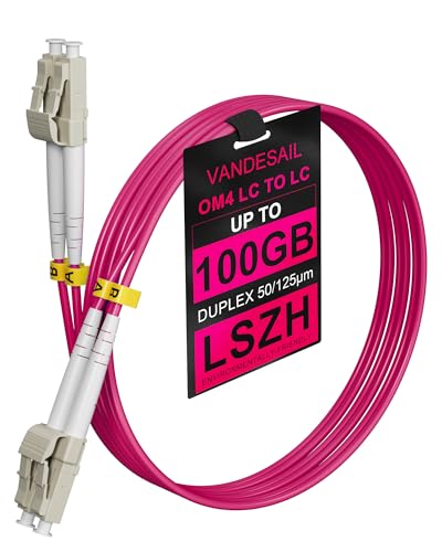 3M LC OM4 Duplex Fiber Patch Cable