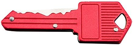 Multi-Purpose Stainless Steel Key Tool With Mini Knife, Folding Knife, Key Holder, Cutter Serrated Knife For Outdoor Survival