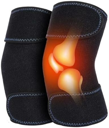 Clobeau Men Women Heated Cashmere Knee Braces Supports Knee