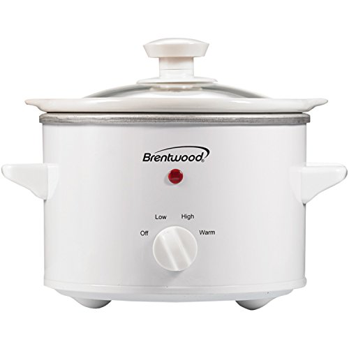 Brentwood Appliances Brentwood Appliances SC-115W 1.5 Quart Slow Cooker, White