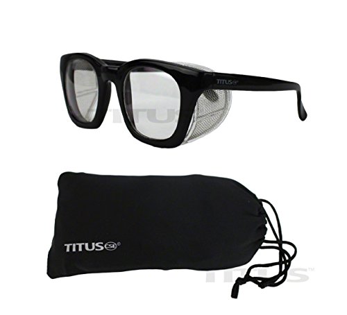 TITUS G12 Retro Style Safety Glasses Soft Folding Stainless