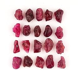 ColouredRocks 30 carats Red Spinel Crystals, Raw