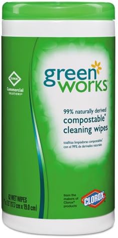 Green Works Biodegradable Multipurpose Cleaner - Wipe - Green