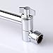 HOMEIDEAS 10 INCH Adjustable Showerhead Height Extension Shower Arm Extension, Shower Height Extender, Solid Brass Chrome Finished