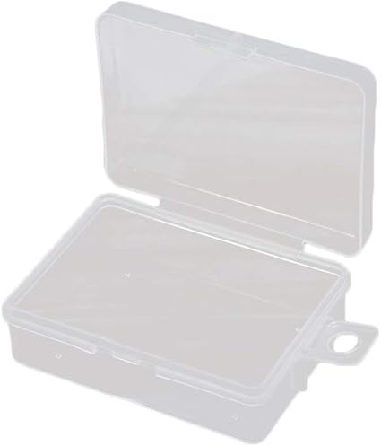 LXJLXJ Joyería Transparente Caja Portable Pastillas Tornillos ...