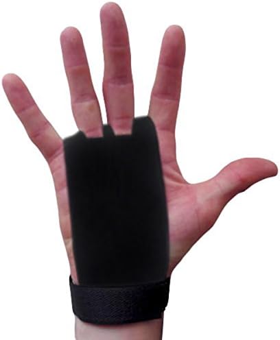 WODSaver Hand Grips for Pull Ups, Chin Ups, Cross Training WODs, Kettlebell training, Power lifting and Gymnastics, Large