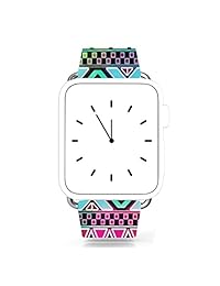 Correa para Iwatch 38 mm., Apple Watch correa de piel genuino reemplazo de piel diseño de bandera de 38 mm., N 22