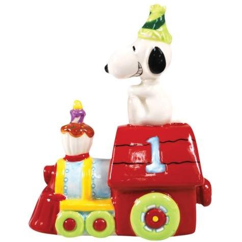 Peanuts Birthday Train Snoopy Age 1