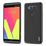 LG V20 Case, J&D [Drop Protection] [Slim Cushion] [Lightweight Bumper] Shock Resistant Protective TPU Slim Case for LG V20 - Black