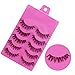 Hot Sale!5 Pairs False Eyelashes,Canserin Natural Handmade Soft Long Eyelashes