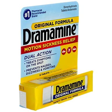 DRAMAMINE ORIGINAL FORMULA – 12 CT, PACK OF 6