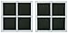 Fette Filter - Refrigerator Air Filter Compatible with LT120F. Compare to Part # ADQ73334008 & ADQ73214404 – (2-Pack)