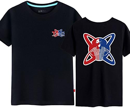 Steam H1Z1 King Of The Kill Game Shot T Shirt Gemini star (L, black)