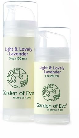 Garden of Eve Light & Lovely - NO Scent/Fragrance Free, Unscented/ Hand & Body (Unscented, Certified Organic Ingredients, Sensitive Skin) 5 oz