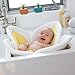 Blooming Bath Lotus Baby Bath Seat - Flower Bath Mat Baby Bath Tub Sink Bath Cushion - The Original Washer-Safe Flower Seat Baby Essentials Must Haves (Yellow)