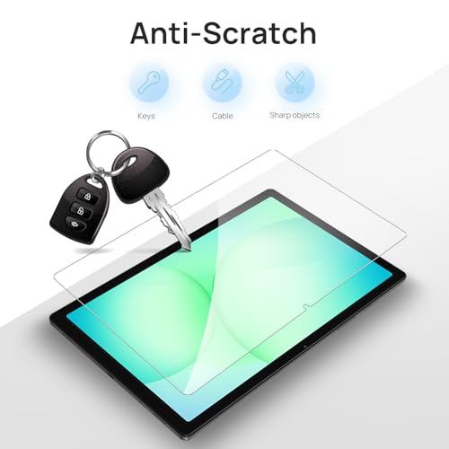 Gerutek 2 Pieces Screen Protector for Samsung Galaxy Tab A11 Plus / A11+ / A9 Plus / A9+ 11 Inch 2025/2023 Tempered Glass [Ultra Clear] [9H Hardness] [Anti-Scratch]