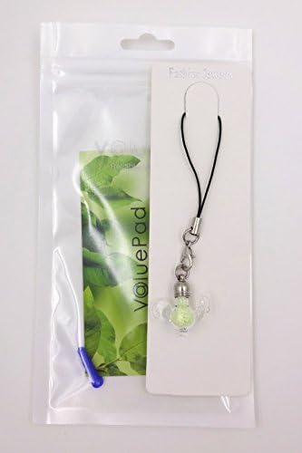 ValuePad Rechargeable Glow In The Dark Animals Cellphone Charm Pendant Strap String with Anti Dust Plug for iPhone iPod MP3 MP4 Cell Phone Camera (Bird)