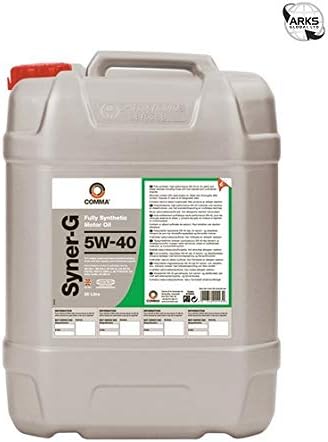 COSAN LUBRICANTS Comma SYN20L Syner-G 5W40 Full Synthetic Oil, 20 Liter
