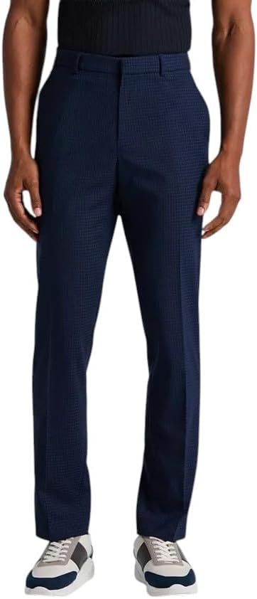 slim fit tech portfolio dress pant Perry Ellis Portfolio Very Slim Men's Dress Pants, Stretch Non-iron Fabric, Flat Front, Soft and Durable Slacks for Men, Black, 28W x 30L at Amazon Men's Clothing store