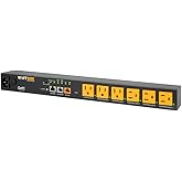 WattBox 800 Series Power Conditioner with 6 Metered &amp; Individually IP Controlled Outlets (WB-800-IPVM-6)