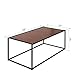 Zinus Troy Modern Studio Collection Classic Rectangular Coffee Table, Brown