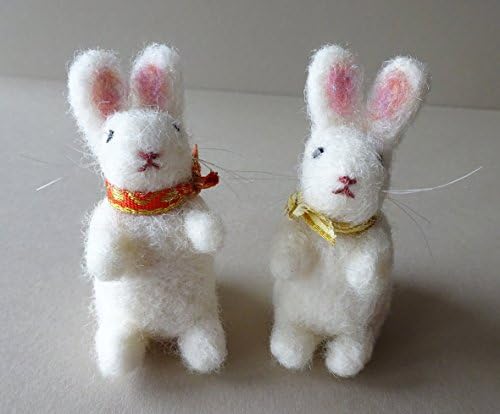 Woodland Animals, Rabbit Figurines Collectibles, Woodland Creatures, Bunny Decor, Rabbit Miniature, Woodland Animals Decor, Rabbit Decorative, Needle Felted