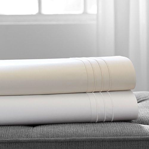 Hudson Park 800TC Sateen King Pillowcase Pair White