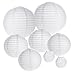 Tosnail Paper Lanterns for Wedding Party Decorations Crafts Lanterns Paper Lamp, White, Pack of 15